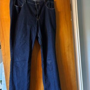 Old Navy Dark Blue Straight Leg Women's Jeans